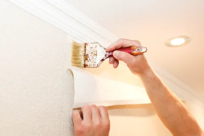 Pose de papier peint à Cessoy-en-Montois — revêtements muraux et toiles de verre
